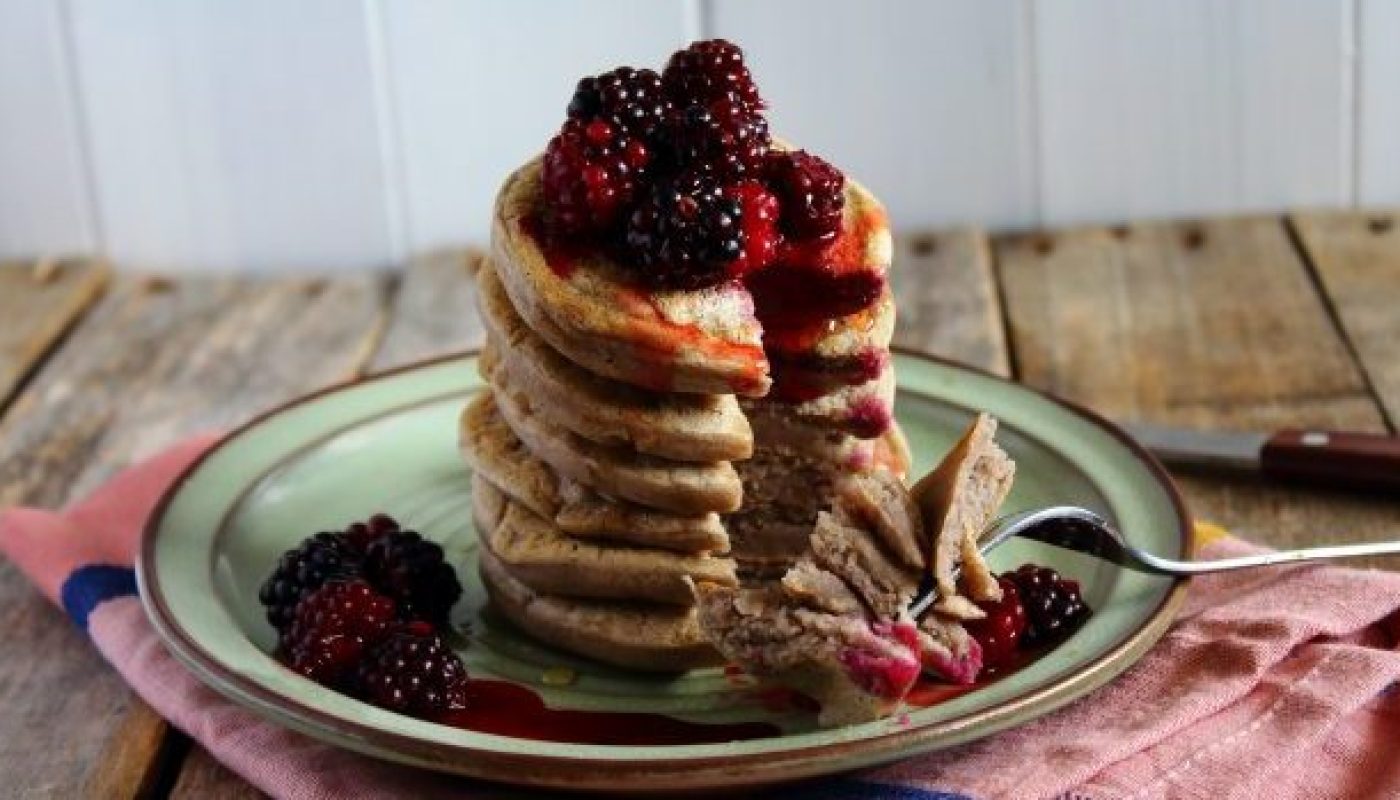Vegan Pea Protein Buckwheat Pancakes Recipe
