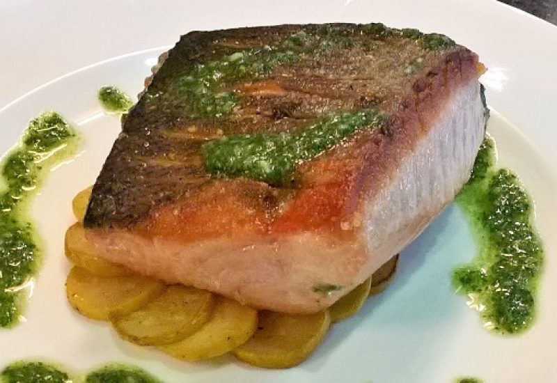 Mendel Semillon with Wild Irish Salmon - Recipe and Wine Pairing by Julie Dupouy