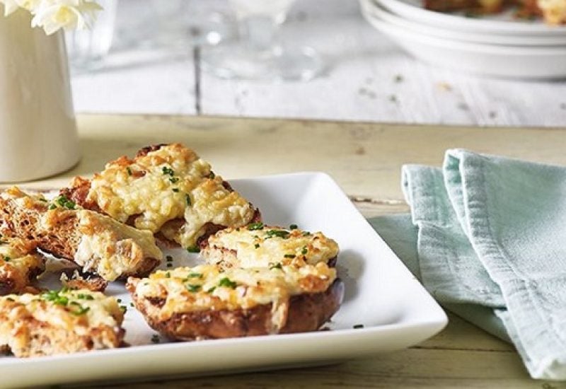 Welsh rarebit canapés recipe