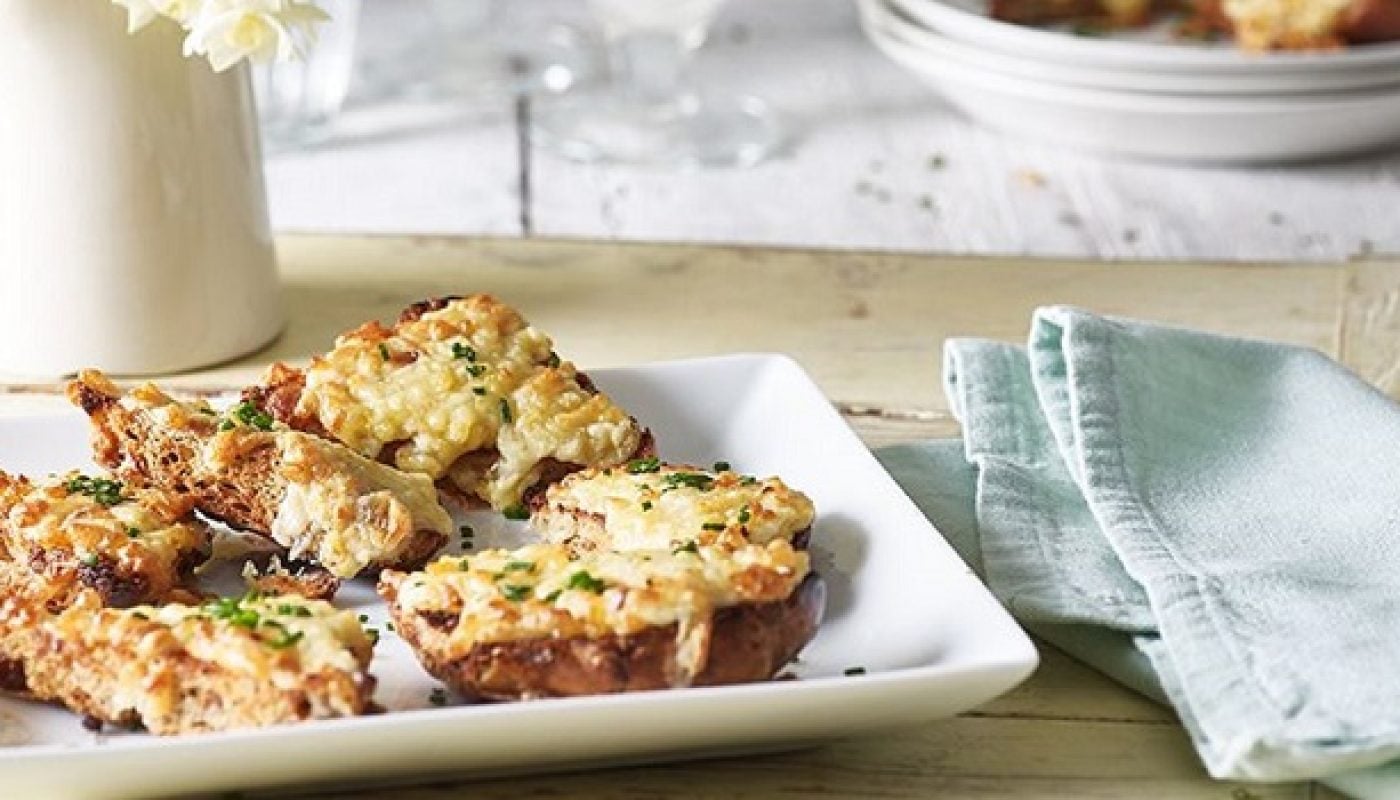 Welsh rarebit canapés recipe