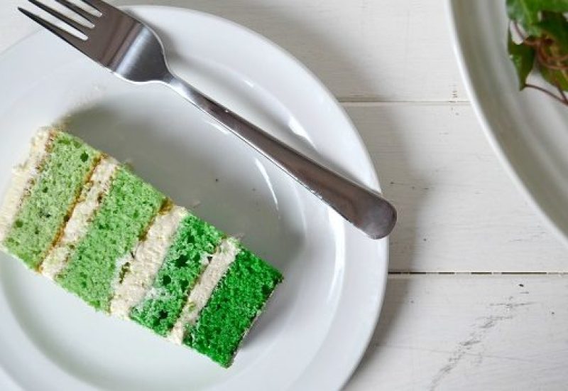 White Chocolate Green Ombre Cake Recipe from Hazel Sheehan