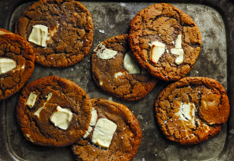 White chocolate cookies recipe by the modern spice rack