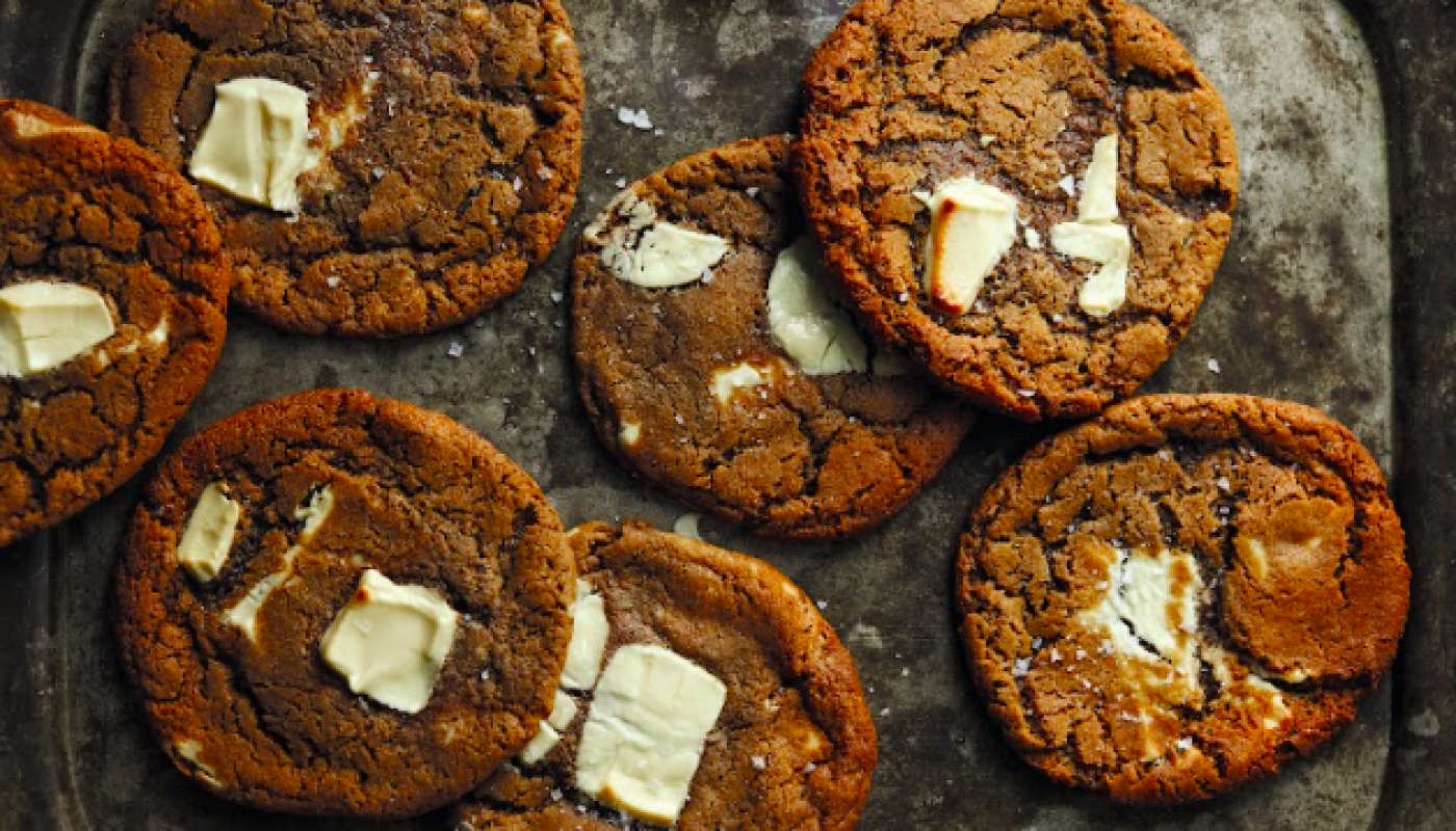 White chocolate cookies recipe by the modern spice rack