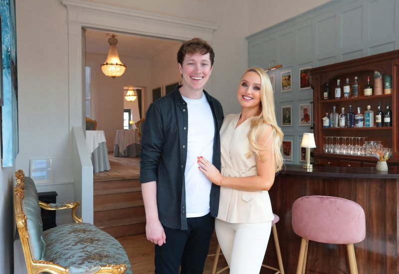 Chef Adrian Martin and  his girlfriend Hannah Corcoran at his new restaurant 'Wildflower by Adrian Martin'  in South Richmond Street,Dublin.

Picture Brian McEvoy
No Repro fee

Wildflower Restaurant by Adrian Martin is based in a listed Georgian house in Dublins south city at 52 South Richmond Street in Dublin 2 and combines old world charm with a contemporary menu and sustainable ethos.

Adrians mission is to provide food as nature intended, focussing on sustainability, foraging, fermentation and quality local produce and offering a passion for fine dining in a relaxed atmosphere. He describes the menus as a celebration of his roots with all dishes paying homage to his upbringing in County Cavan.

Adrian says It has always been a dream of mine to open a restaurant at home in Ireland. Ive had my eyes peeled just waiting for the right location and as soon as I walked through the door, I knew this was it. While I have created new dishes inspired by the producers we are working with, I have also kept some dishes that are dear to my heart such as our bread recipe, Sourdough Fermented Stout Bread which we serve with Irish cultured butter with Guinness jelly to spread on top. It reminds me of growing up and the taste and smell of grandmother's kitchen.