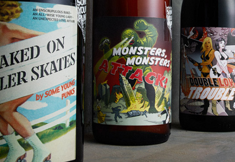 Wines Dressed for Success Great Bottles with Creative Label Design