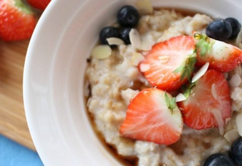 Wonky Spatula Creamy Almond Porridge