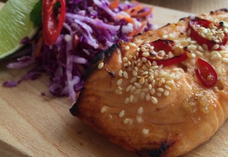Wonky Spatula Grilled Asian Salmon