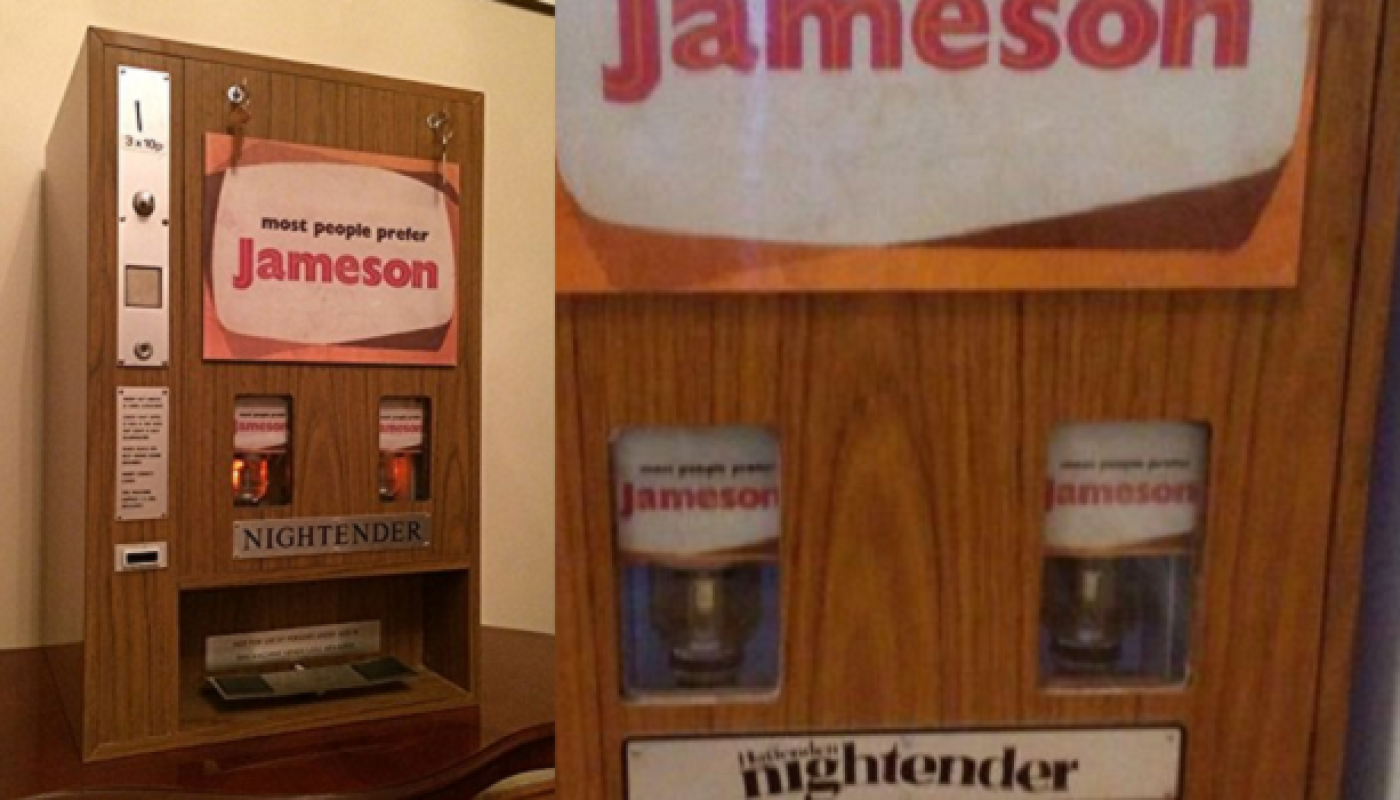 You Can Now Buy this Amazing Retro Irish Whiskey Vending Machine