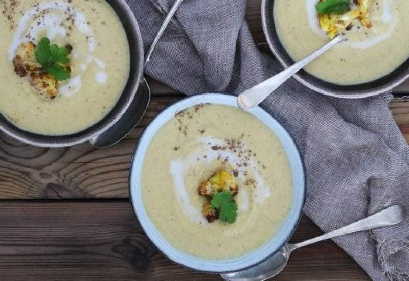 Roasted Cauliflower Soup