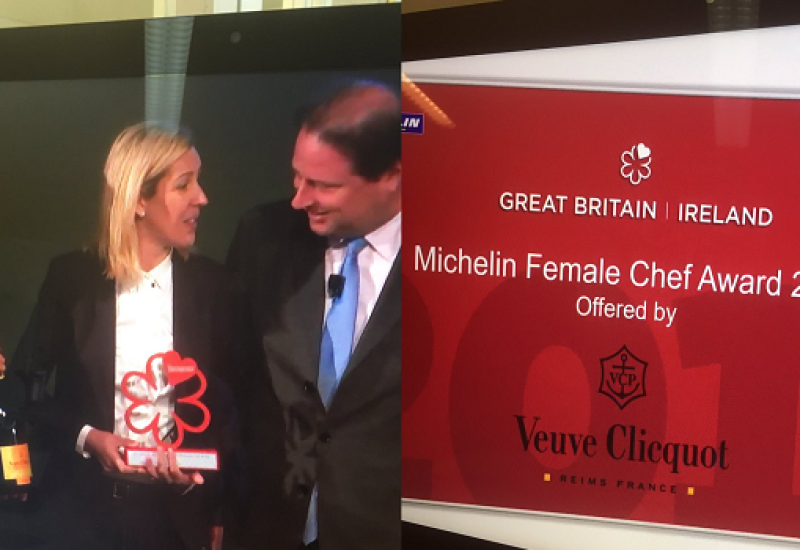 Clare Smyth Awarded Michelin Female Chef Award 2017