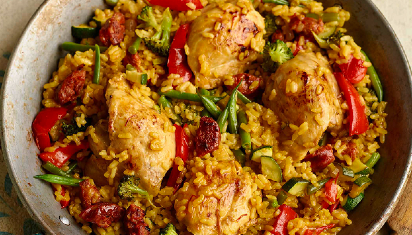 Spanish Chicken Paella Recipe from The Allergy-Free Family Cookbook
