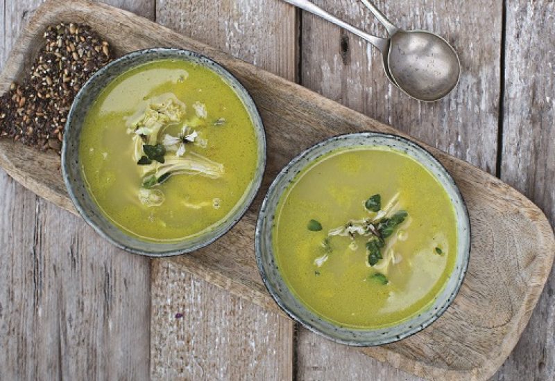 Chicken and Coriander Soup Recipe by Domini Kemp