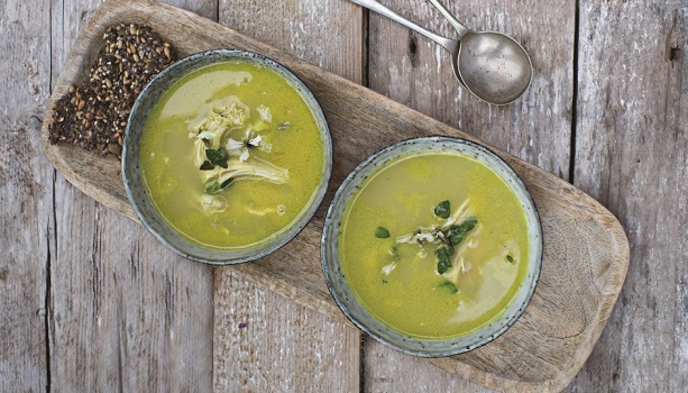 Chicken and Coriander Soup Recipe by Domini Kemp