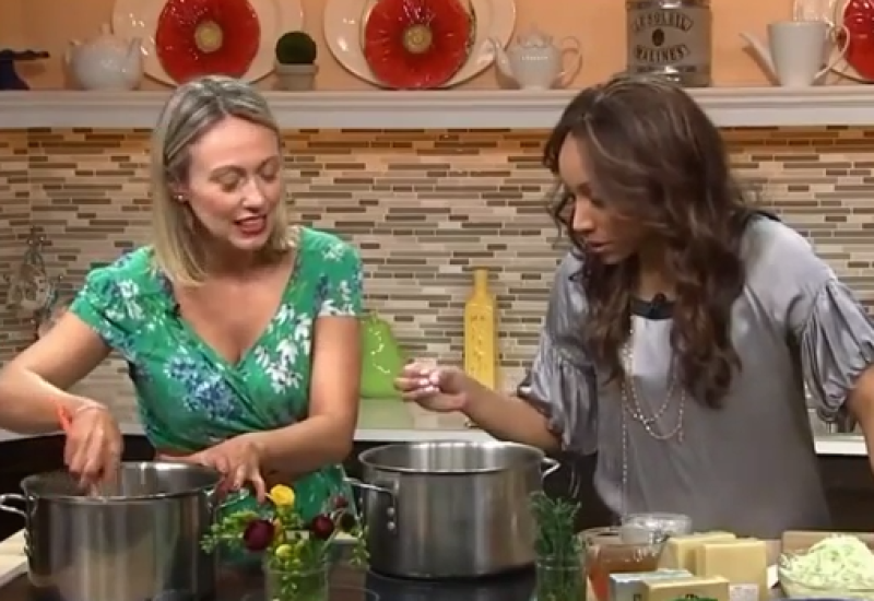 Clodagh McKenna Makes Cabbage and Bacon Soup Recipe