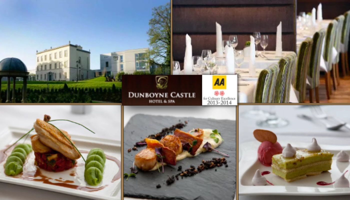 Dunboyne Castle Offer: Enjoy a 3 course meal with a bottle of wine for only €50