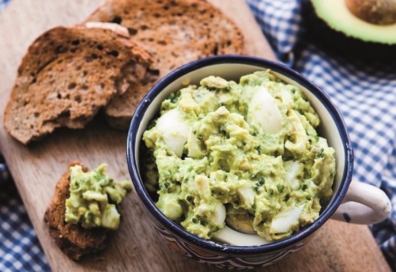 eggcado with avocado and chives recipe by Oliver McCabe
