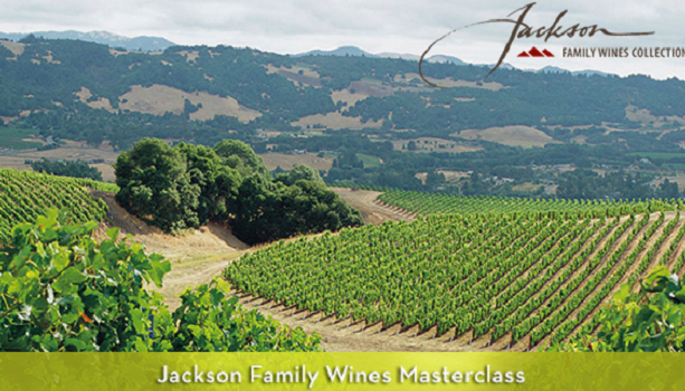 Wine Masterclass with Master Sommelier Dimitri Mesnard from Jackson Family Wines Next 14th of September