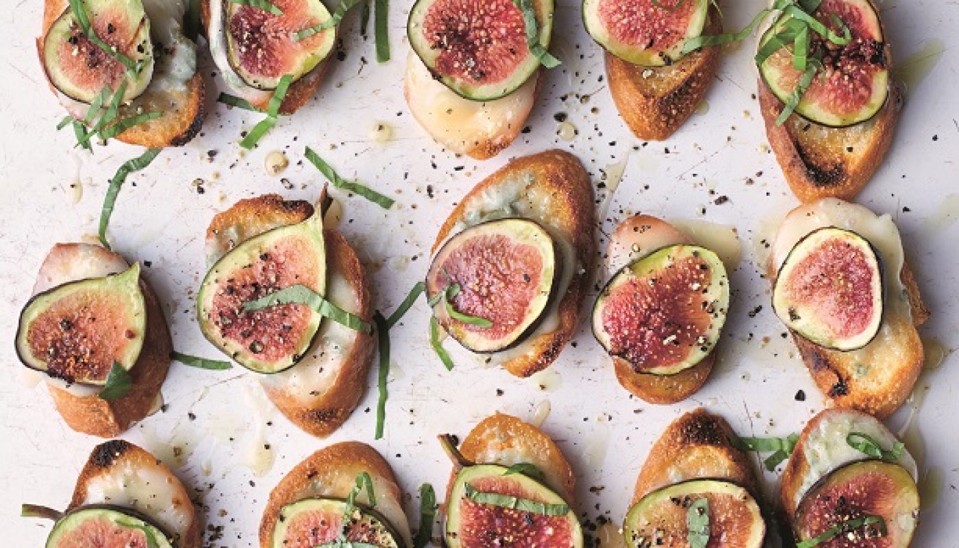 fig gorgonzola croutes recipe
