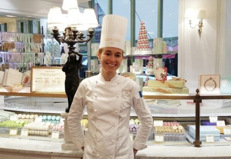 Chef Marion Flipo at Laduree Dublin