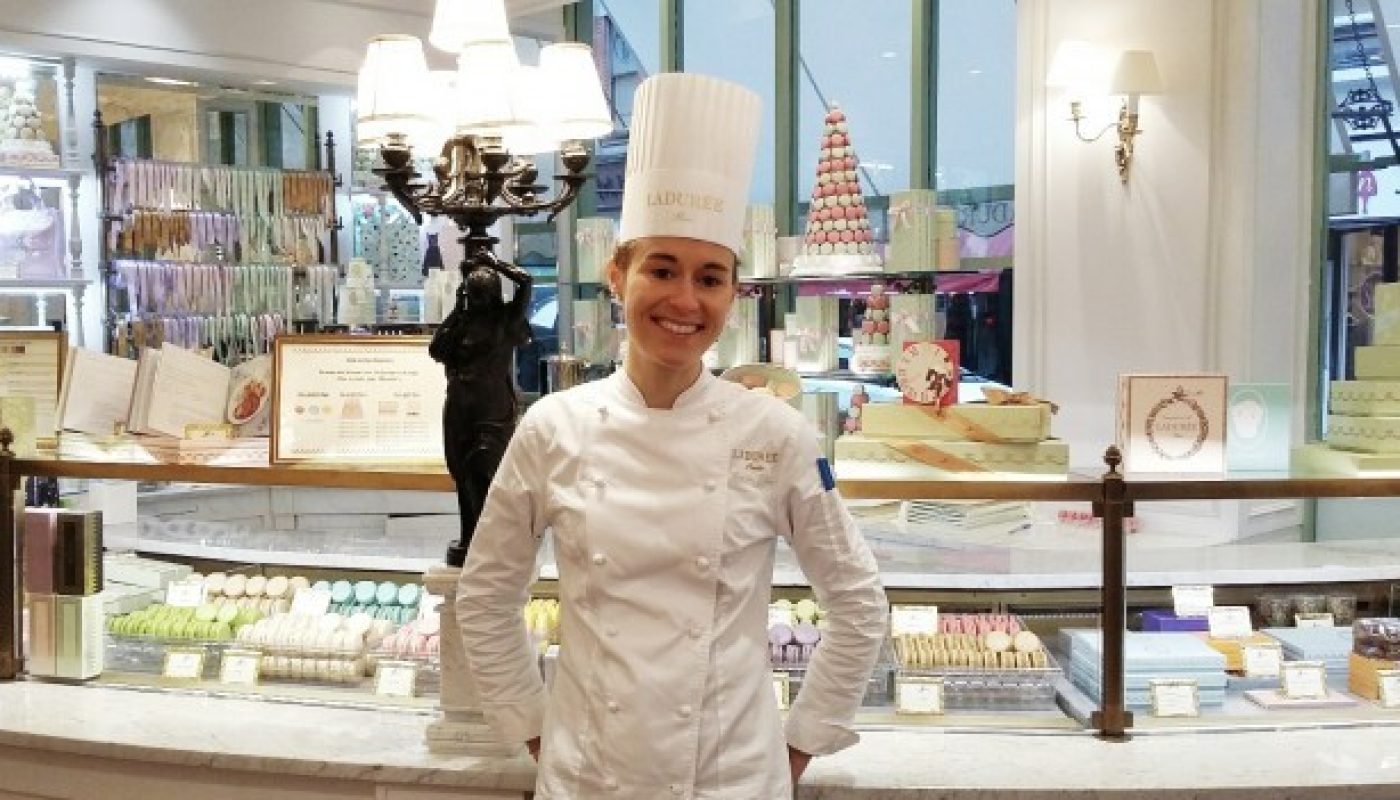 Chef Marion Flipo at Laduree Dublin