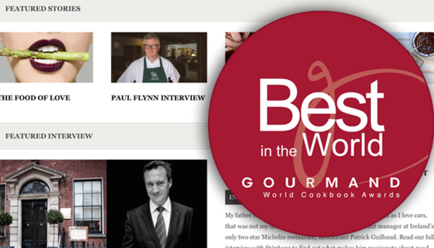 The Taste has been Shortlisted for a Gourmand World Cookbook Awards