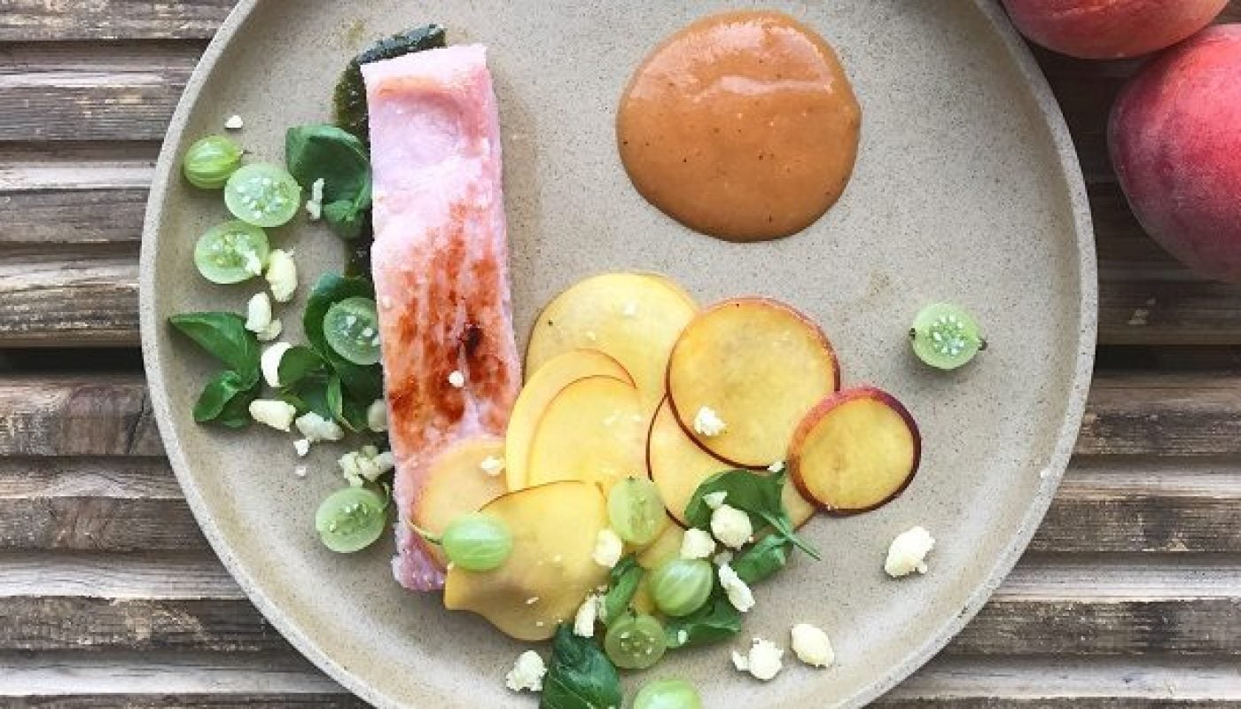 ham and peach salad recipe Alison O Reilly