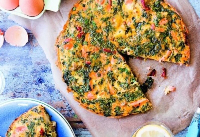 Oliver McCabe herby smoked salmon fritatta image 1