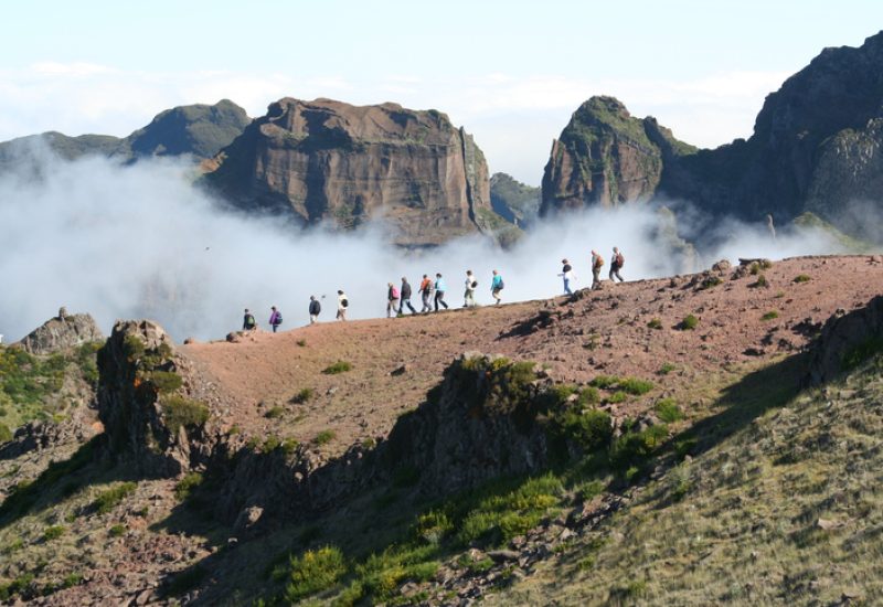 hiking into the clouds! Pico ruivo madeira