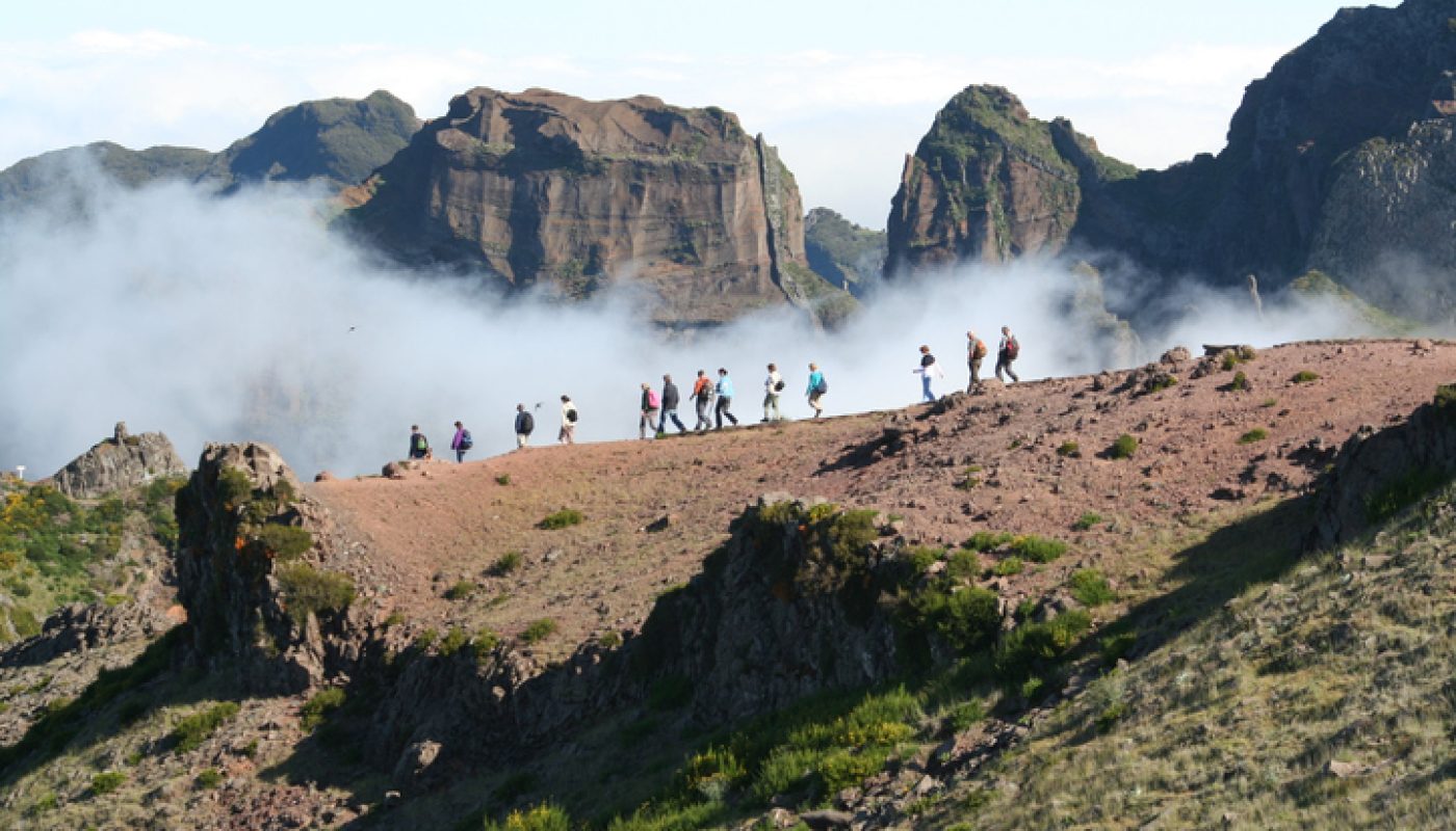 hiking into the clouds! Pico ruivo madeira