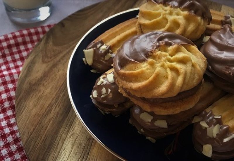 Chocolate Orange Viennese Biscuits Recipe By Imelda