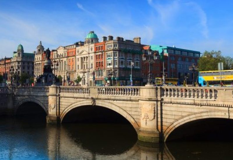 O'Connell bridge in Dublin