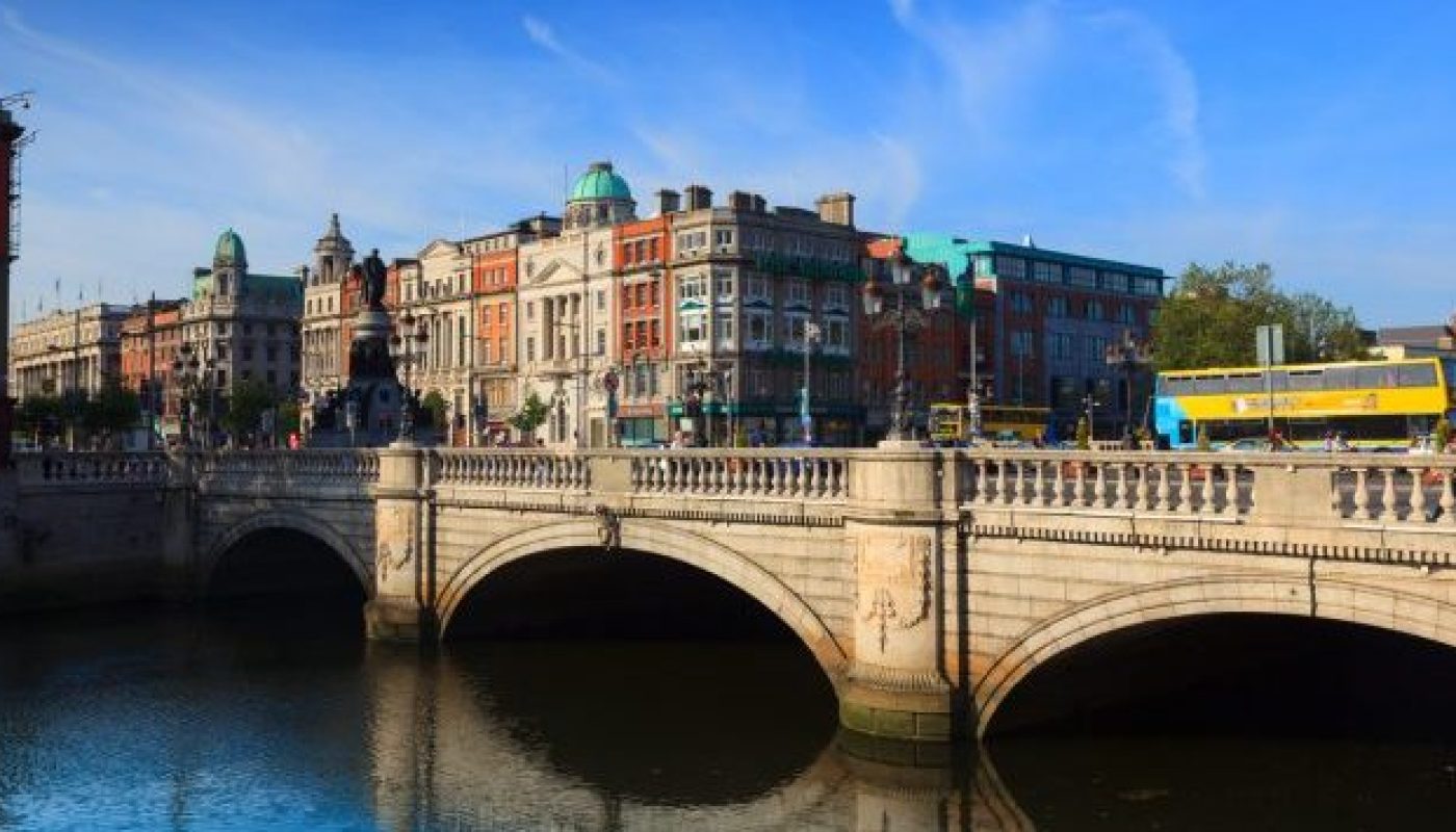 O'Connell bridge in Dublin