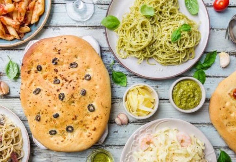 Concepts of Italian food.