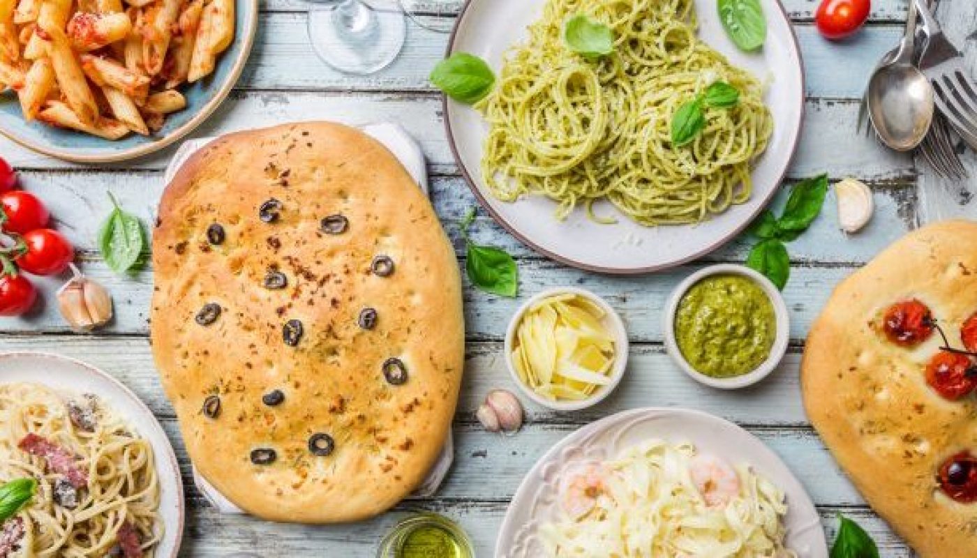 Concepts of Italian food.