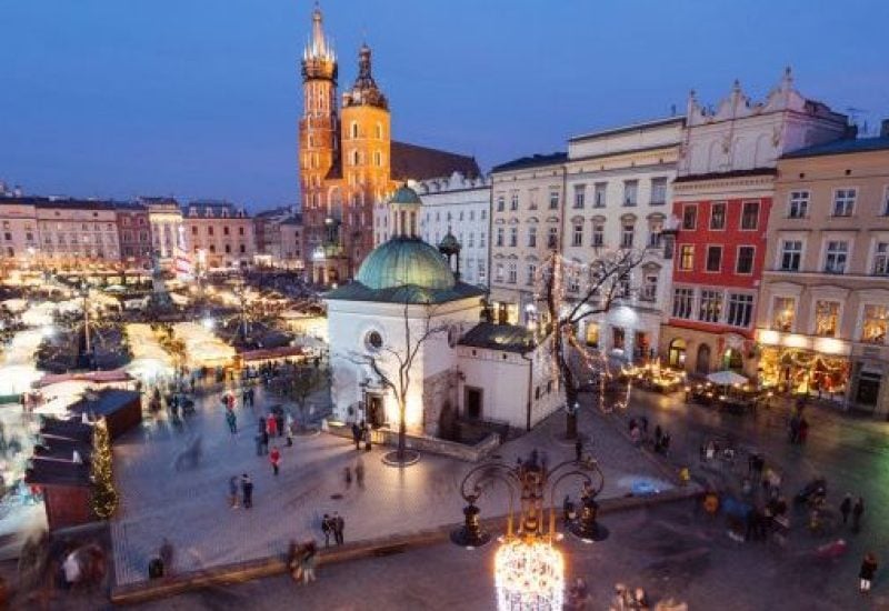 Christmas market in Krakow