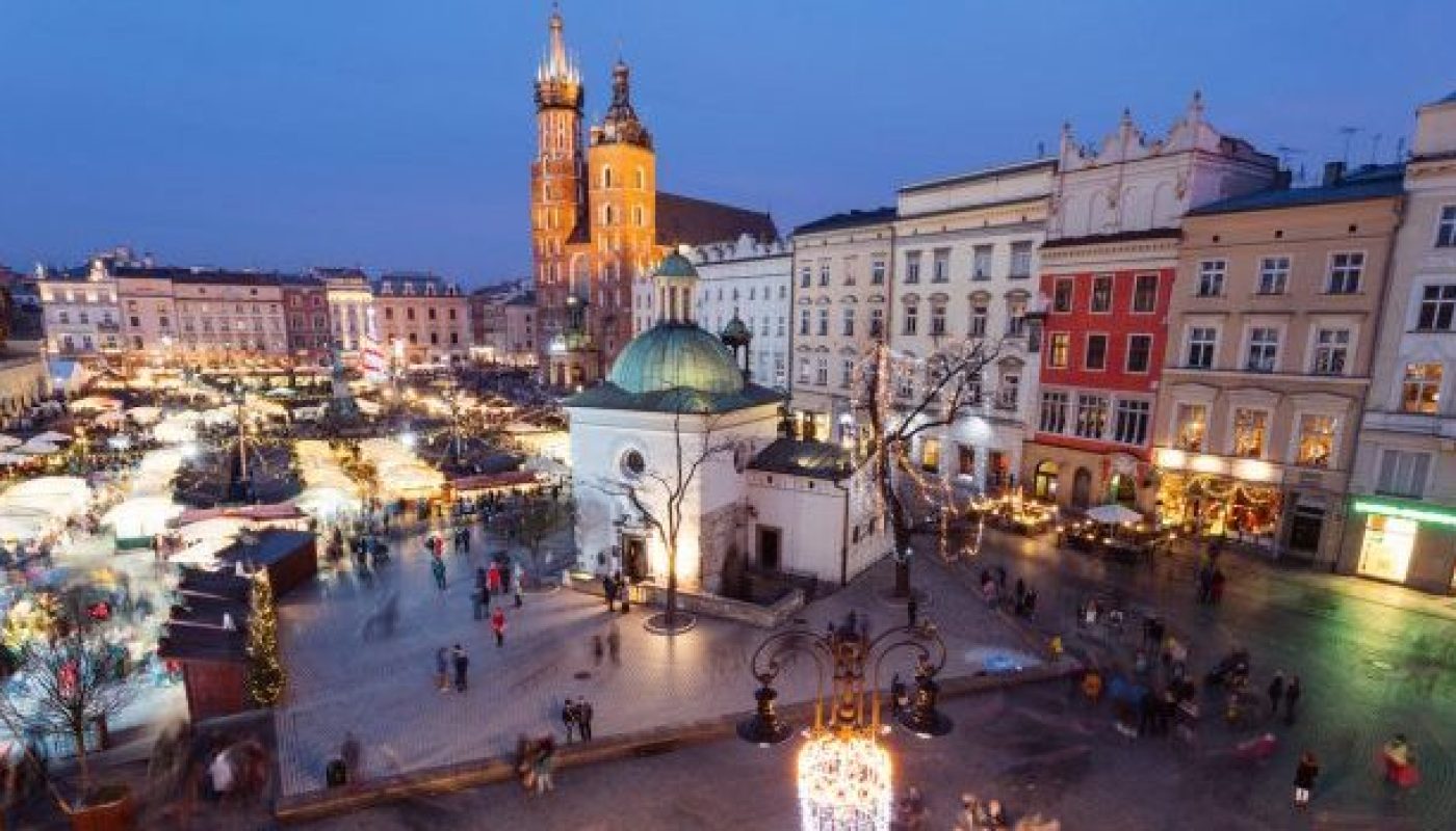 Christmas market in Krakow