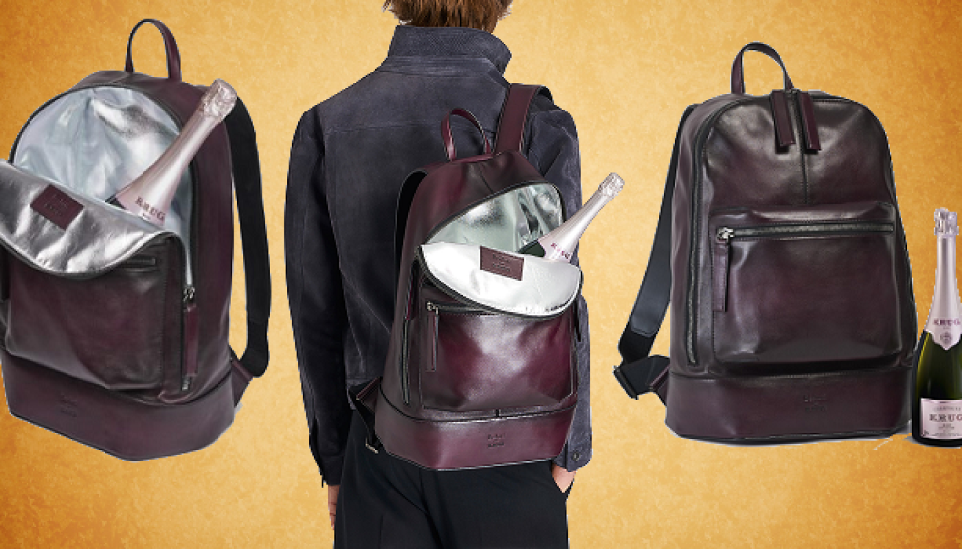 Krug and Luxury Designer Teamed Up to Launch Glamorous €5,500 Champagne Backpack