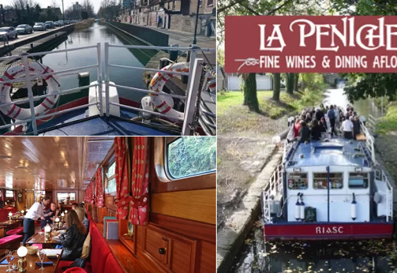 Win a Cruise Around Dublin's Grand Canal with Dinner for two and a Bottle of Wine Aboard La Paniche