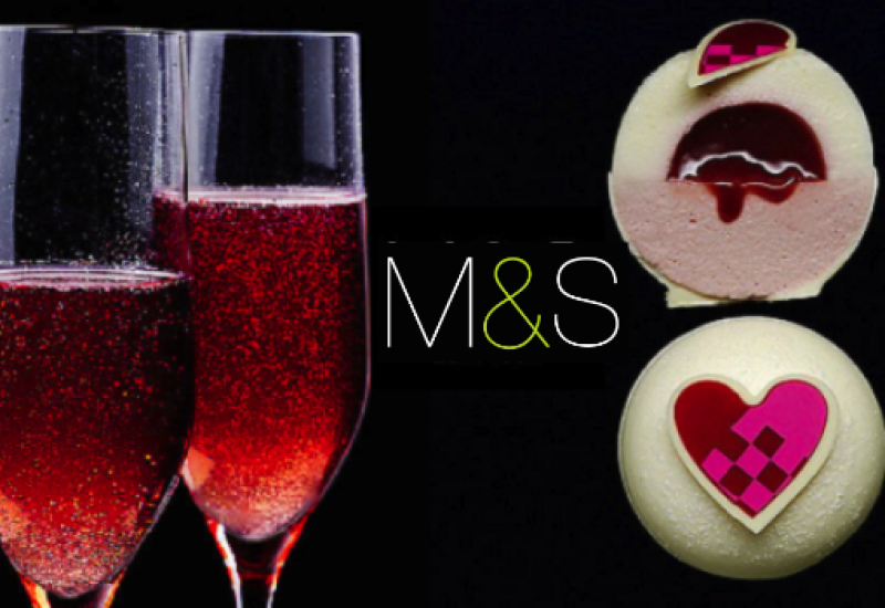 Valentine's Day Dine In Meal for Two at M&S