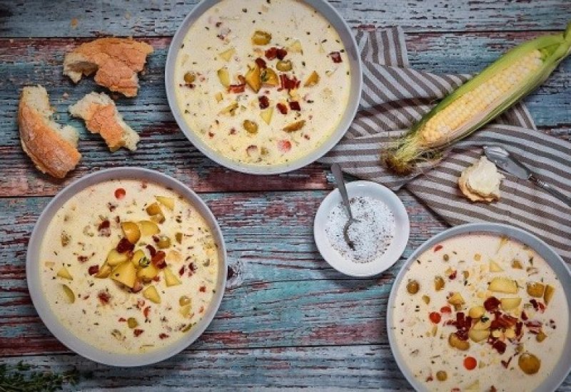 Mexican Style Cream Corn Soup Recipe By Chef Jeeny Maltese