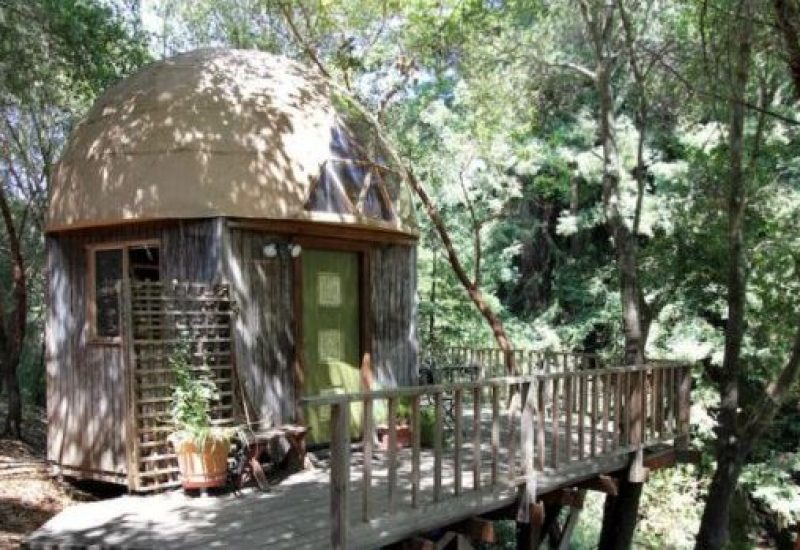 Mushroom Dome Cabin