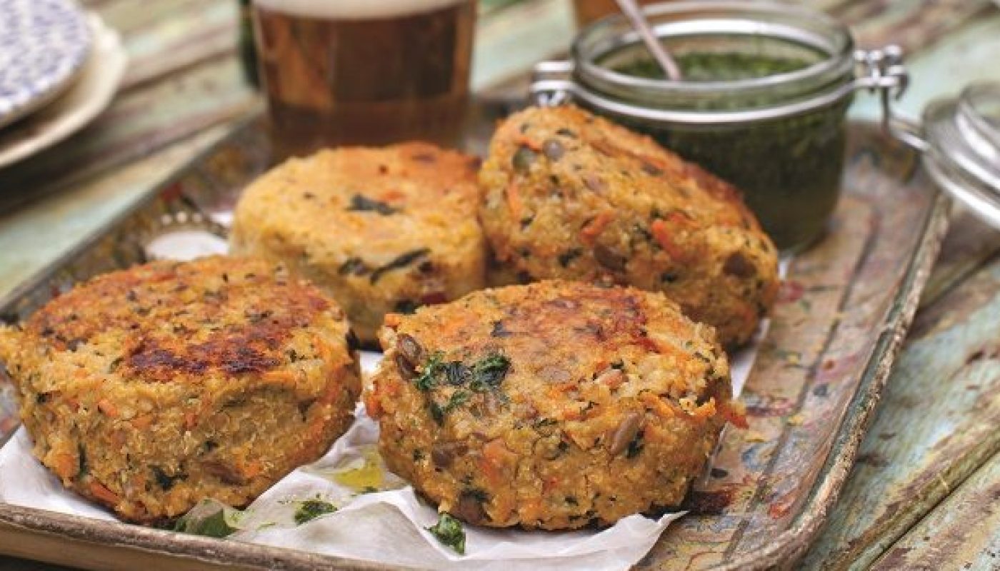Red Lentil and Brown Rice Burger Recipe