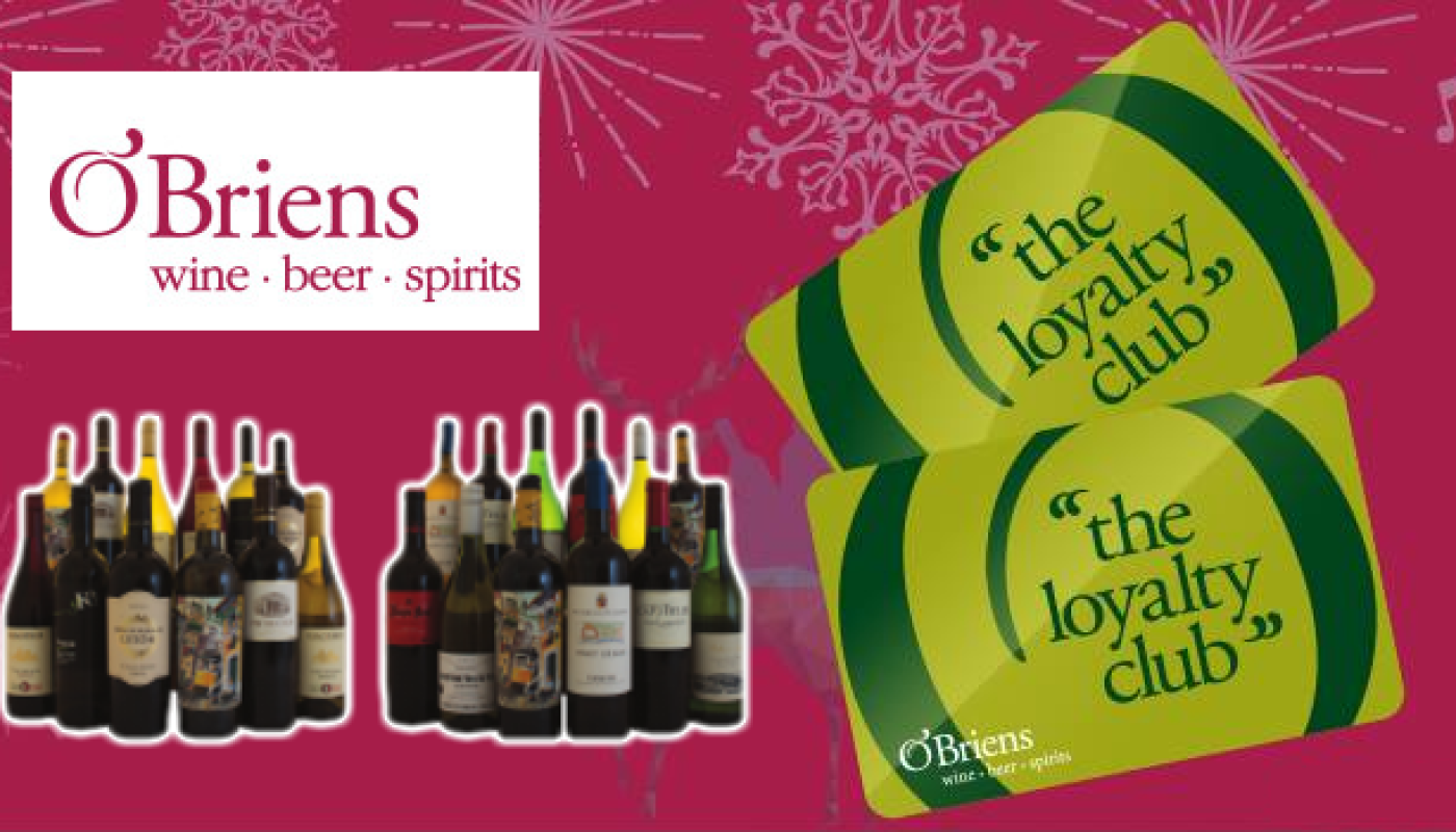 Time to Stock Up for the Holidays: O'Briens Wine's Best Loyalty Offer Ever is Here
