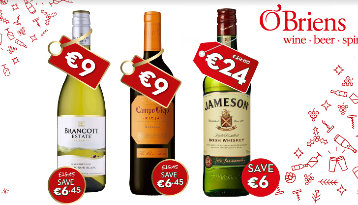 O'Briens Wine Big WIGIG (When It's Gone It's Gone) Promotion is Here
