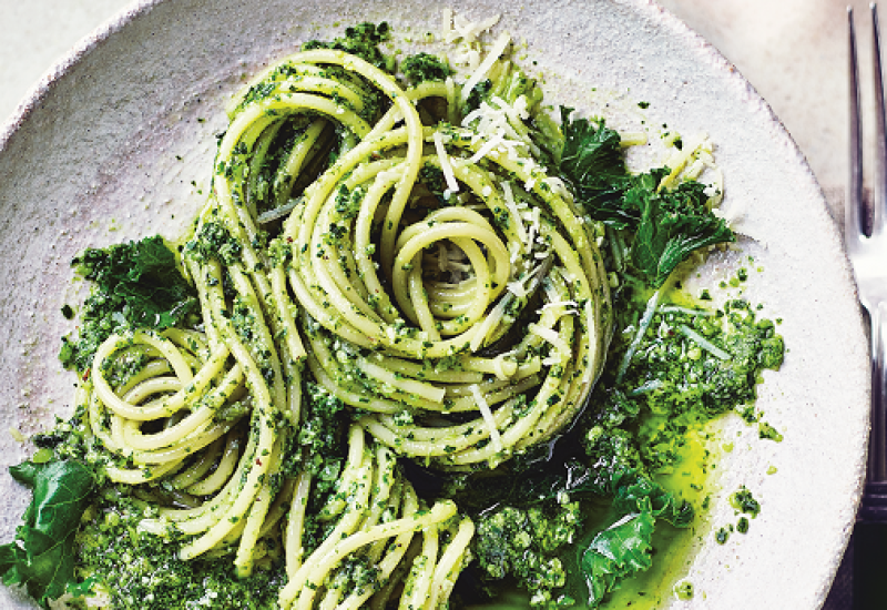 pasta and kale pesto recipe M&S