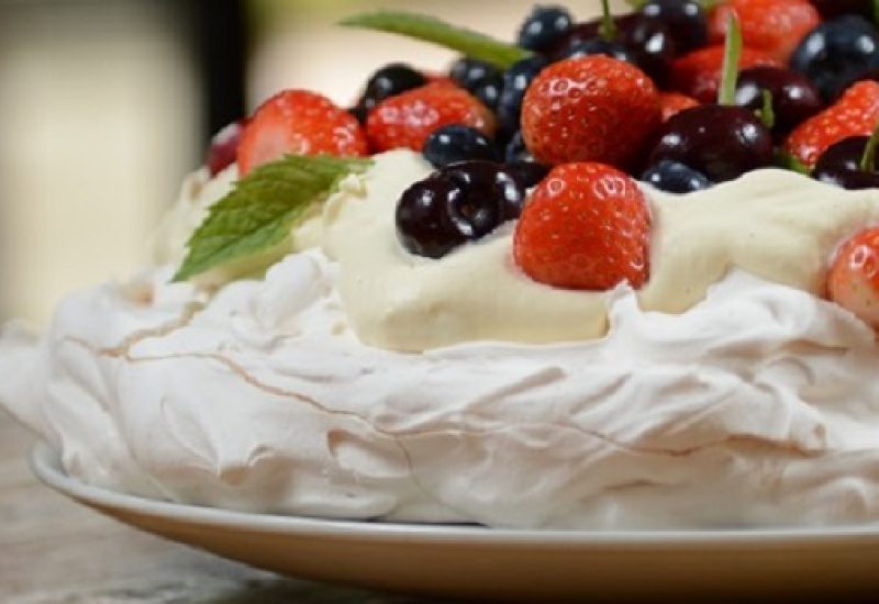 Strawberry Pavlova Recipe by Chef Kevin Dundon