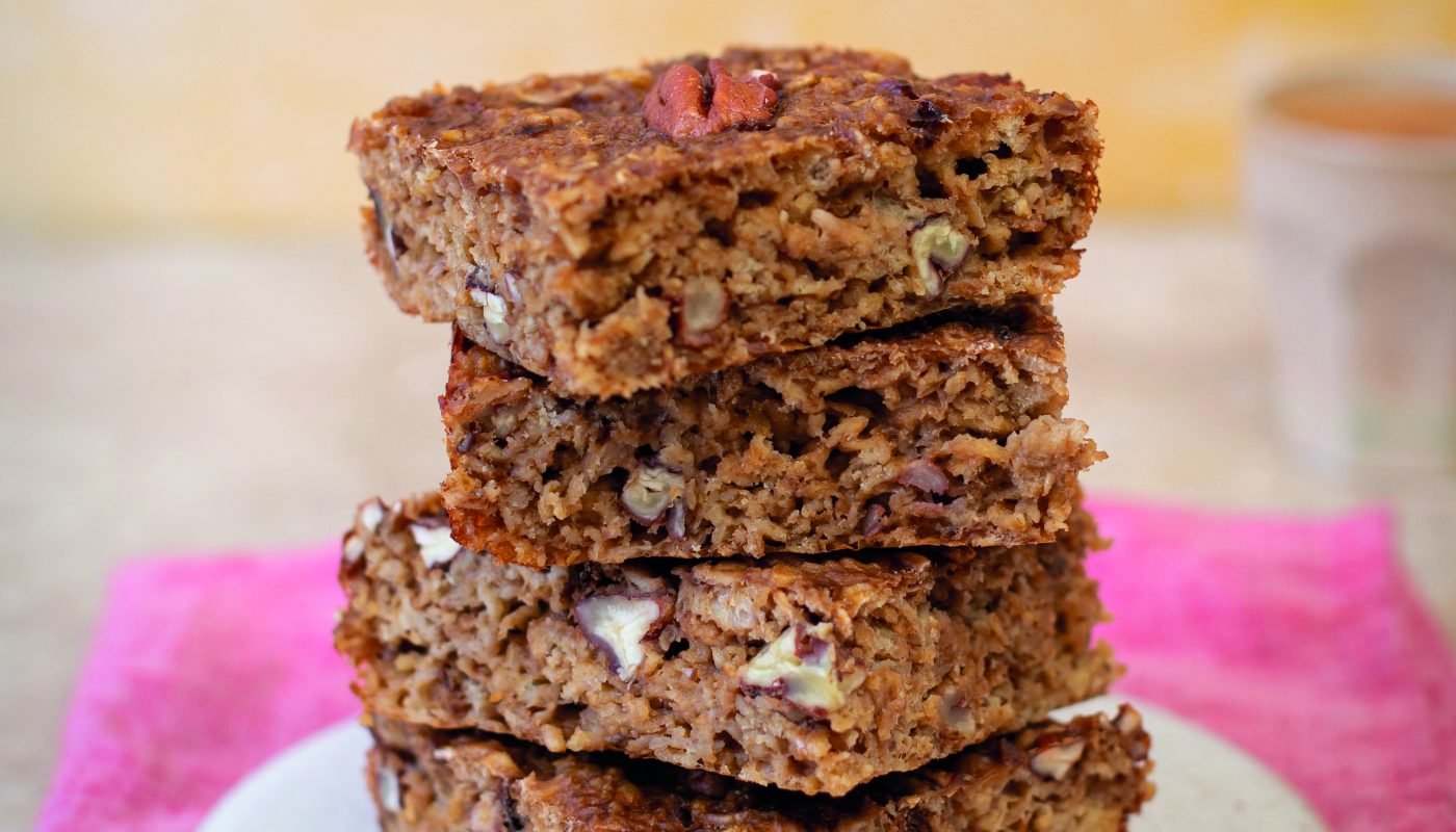 pecan and coffee slice recipe