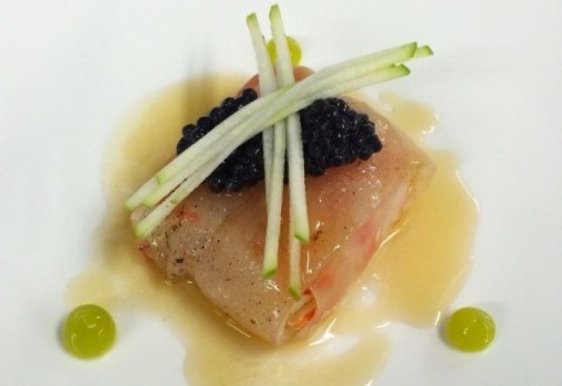 Poached Gambas Recipe by Conor Dempsey Head Chef @ Amuse Restaurant in Dublin 2
