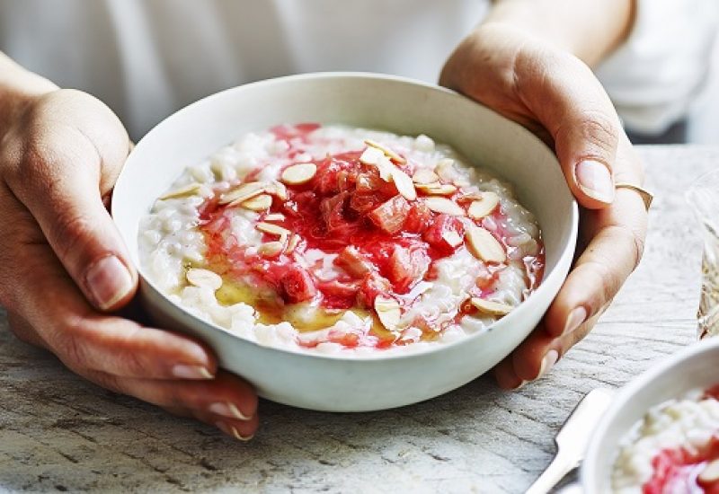 rhubarb and coconut rice pudding recipe