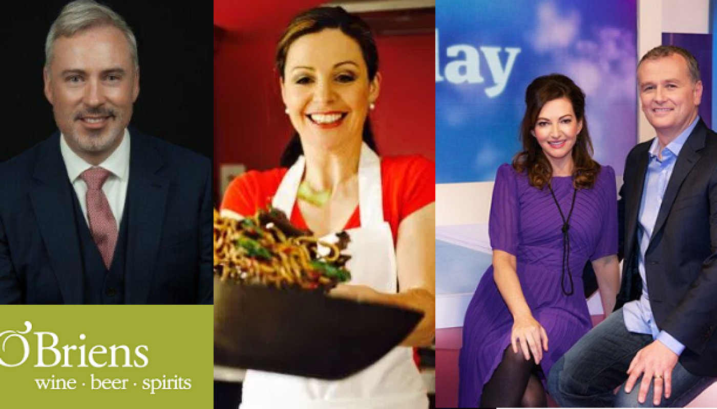 Today with Maura & Dáithí on RTE 1 to Feature O'Briens Wine Picks by Liam Campbell and Catherine Fulvio's Festive Cooking